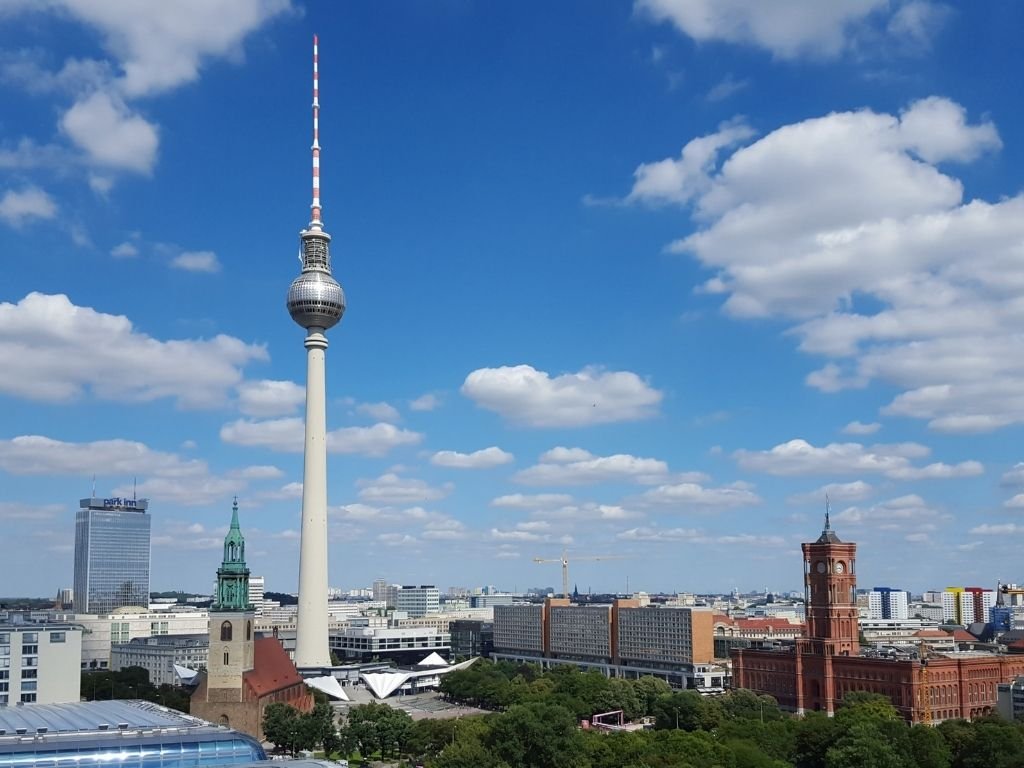 Blick auf den Berliner Fernsehturm